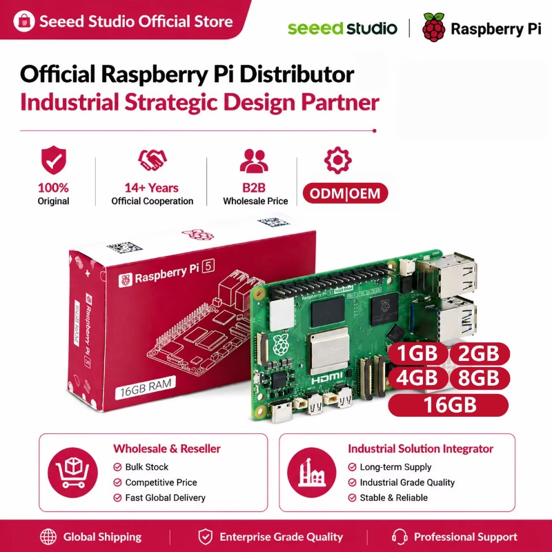 Wholesale Product Original 5 D - Raspberry Pi 5 8Gb Board 评论和价格
