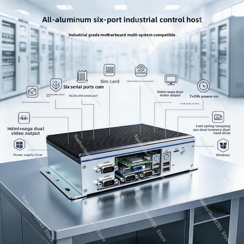 Fanless Embedded Industrial Mi - Fanless Industrial Pc Rs485 Core I7 评论和价格