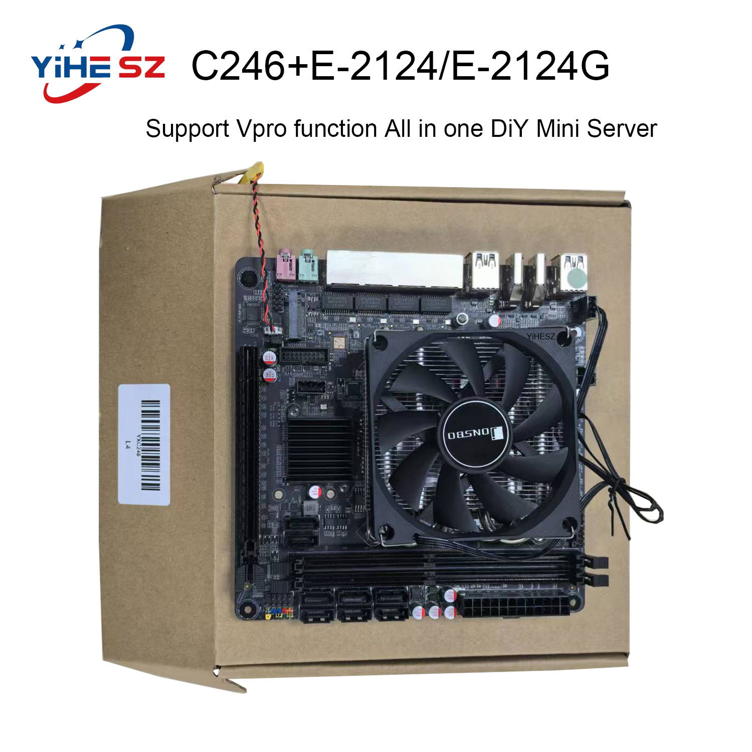 E-2124/2124G C246 Vpro NAS Mot - Nas Motherboard 8 Sata Mini Itx 评论和价格